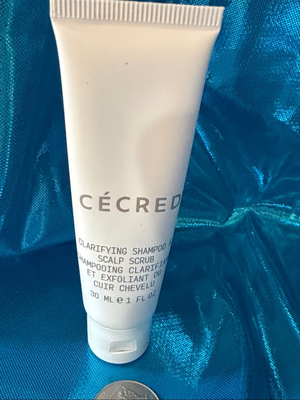 🍄6/$26 Cecred clarifying scalp scrub & shampoo 1 oz travel NWT
